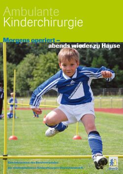 Phimose, Hodenhochstand, Schmerz, Integrierte Versorgung